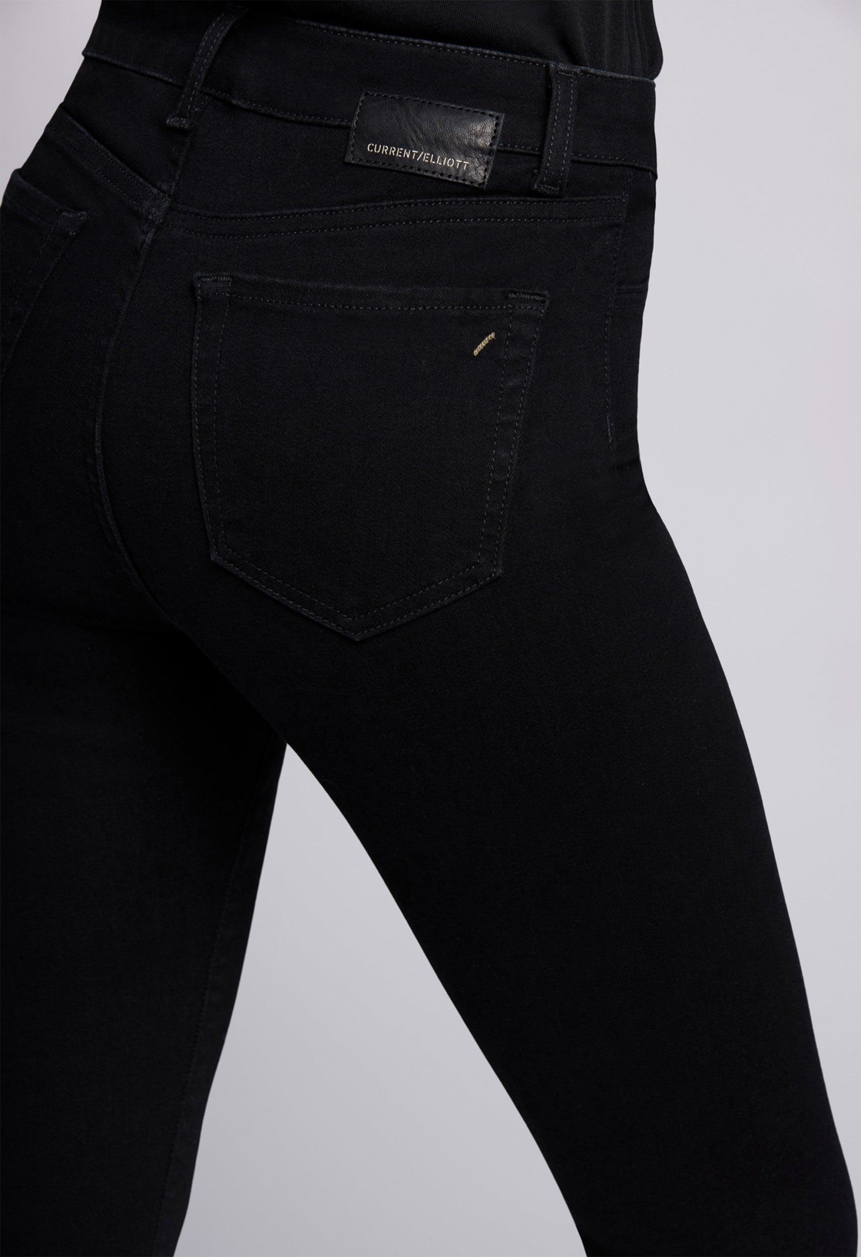 The Borderline Mid Rise Skinny Jean Coal Black | Coal