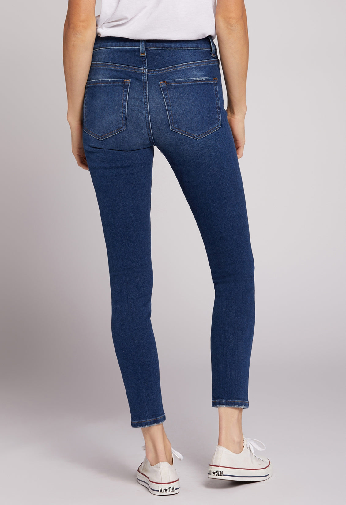 The Stiletto Mid Rise Skinny Jean Cavalier Dark Blue | Cavalier