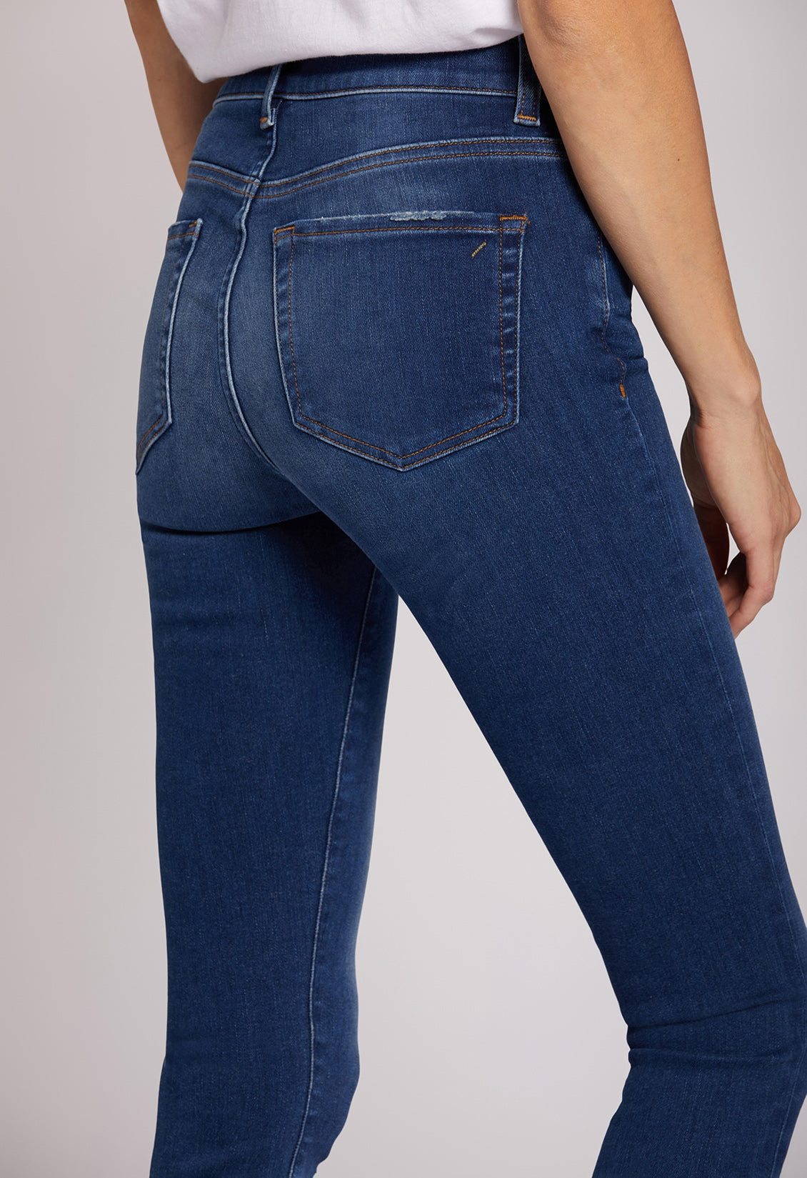 The Stiletto Mid Rise Skinny Jean Cavalier Dark Blue | Cavalier