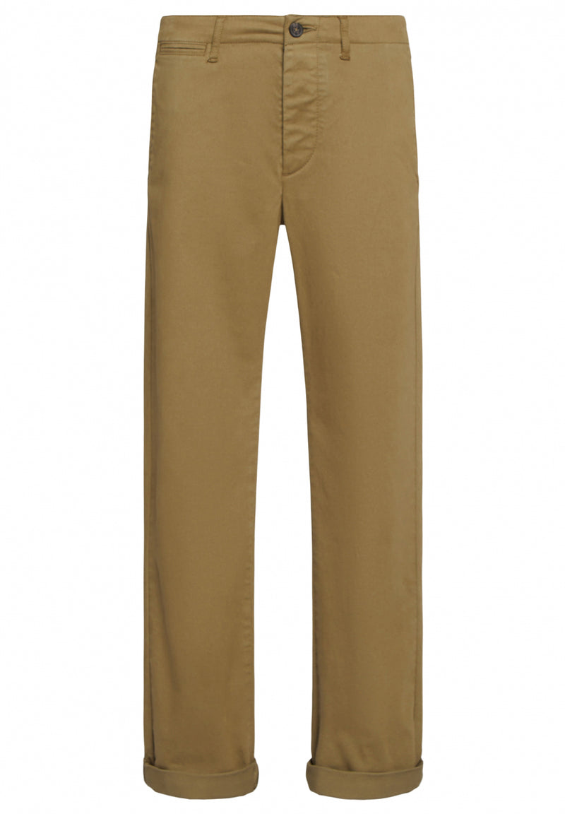 The Captain Relaxed Chino Jean Basil Green | Basil